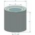 FLEETGUARD filter goriva FF4052A, 19 x 16 x 113 mm