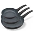 BE LIVING Set tava Delight Black, 20 cm, 24 cm i 28 cm, 3 kom