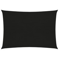 Jedro za zaštitu od sunca 160 g/m² crno 4 x 5 m HDPE