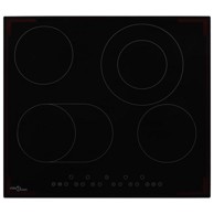 Keramička ploča za kuhanje s 4 plamenika, 6600 W