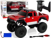 Auto na daljinsko upravljanje R/C 2.4G Climbing Car 1:8 4x4, crveni