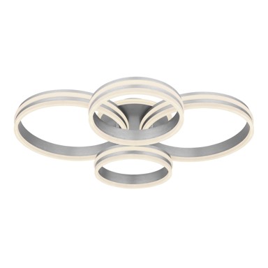 GLOBO LIGHTING Stropna Lampa Kurio LED 90W 4500lm CCT 2700-6000K 85x65 cm, bijela