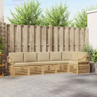 Set vanjskih sofa, 6 kom, 304 x 126,5 x 73 cm, poliester
