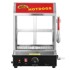 VEVOR Parnik za hot dog 2 kata 345 x 380 x 510 mm nehrđajući čelik