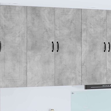 Zidni kuhinjski ormarić Zidne Betonski sivi 80 x 31 x 100 cm