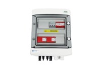 EMI DCAC hermetička kutija IP65 s Dehn zaštitom 1000V tip 1+2 2x PV string 2x MPPT i AC zaštitom 20A 3-F