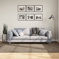 Tepih Istan s visokim vlaknima sjajni izgled sivi 160 x 230 cm