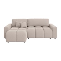 ROPEZ Bež sklopiva kutna garnitura (promjenjiva) Luki, 233x142x88 cm