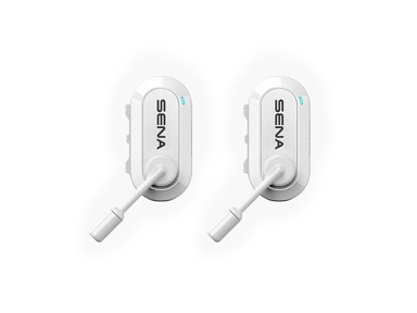 SENA Biciklistički komunikator BiKom 20, Mesh, Dual Pack, 2 kom, bijel