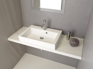 SAPHO Avice zidna ploča 70 × 50 cm, debljina 5 cm, hrast starobijeli