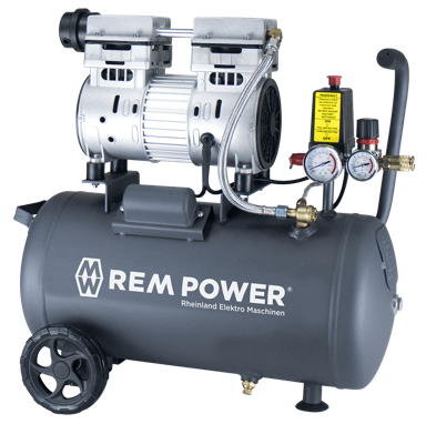 REM POWER Klipni kompresor EL 152/8/24, tihi, bez ulja