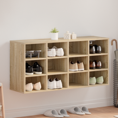 Ormar za cipele s policom s pohranom 52.5 x 30 x 50 cm, konstruirano drvo