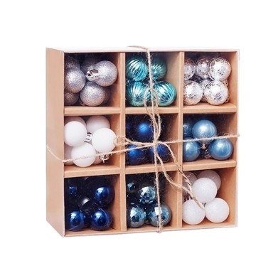 Kuglice, ø 3 cm, 99/1 pak, plavo-bijele