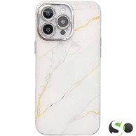 Maskica za iPhone 16 Pro, s akrilom, silikonska, marble #1