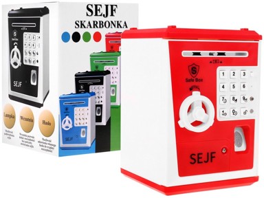 Sef dječji Safe Money, crveni