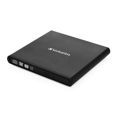 VERBATIM DVD±RW Optički uređaj vanjski Slimline, 8x, crni, USB3.2/USB-C