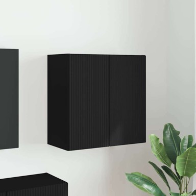 TV zidni ormar zidne 59 5 x 31 x 60 cm konstruirano drvo, crna