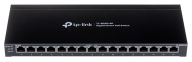 TP-LINK Switch TLSG2016P, 16-Port, Gigabit Ethernet, PoE+