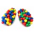 AGA Plastične loptice, MIX, 7 cm, 200 kom