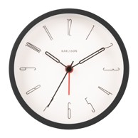 KARLSSON Budilica Belle Numbers ø 11 cm, prirodna