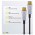 GOOBAY Hibridni optički HDMI AOC kabel s Ethernetom, 8K, 48 Gbit/s, 20 m, pozlaćeni