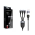 CONCEPTRONIC Adapter kabel ETTA05B15 USB 3-u-1 PD3.0 60W 1,5 m, crna