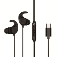 CONCEPTRONIC Slušalice BRENDAN05B, žičane, USB-C, in-ear, crne