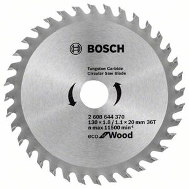 BOSCH List kružne pile ECO for Wood, 130x20 mm, 36 zuba