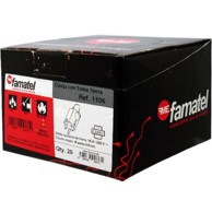 FAMATEL Gumirani utikač 1106 IP44, crni