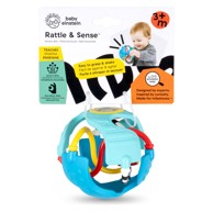 KIDS II Baby Einstein zvečka lopta, taktilna