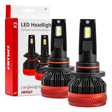 AMIO X3 Series LED Headlight žarulje, HB4, do 520% više svjetla, 6500K, bijela
