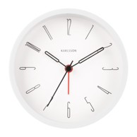 KARLSSON Budilica Belle Numbers ø 11 cm, prirodna