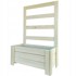 BE Velika vrtna saksija od drveta s pergolom 60x38x38 cm