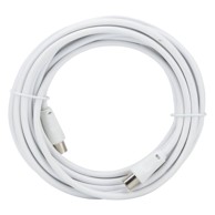 TECRO A/V program antenski kabel RF 5M BIJELI