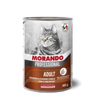 MORANDO Professional Cat Adult komadići kozice i losos 405 g konzerva