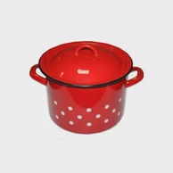 VEF Lonac crveno/bijeli 18 cm 3,5 L