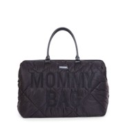 CHILDHOME Torba Mommy Bag puffered, crna