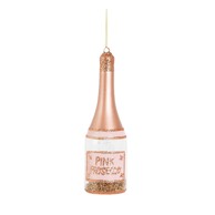 SASS & BELLE Stakleni ukras za božićno drvce ø 5 cm, Pink Prosecco  