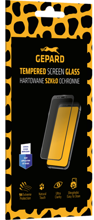 GEPARD Zaštitno kaljeno staklo, za Samsung Galaxy A16, Full Glue, crna