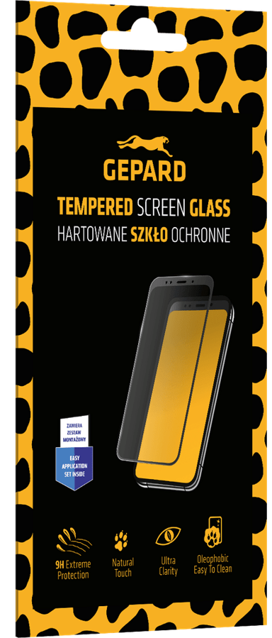GEPARD Zaštitno kaljeno staklo, za Samsung Galaxy A16, Full Glue, crna