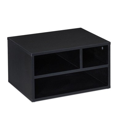 NORTHIX Polica za pisač 60 x 40 x 30 cm, 3 pretinca