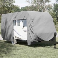Navlaka za karavan siva 550x250x220 cm netkana tkanina