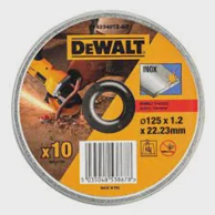 DEWALT Rezna ploča 125×1,2 mm, set 10/1 — DT42340TZ-QZ