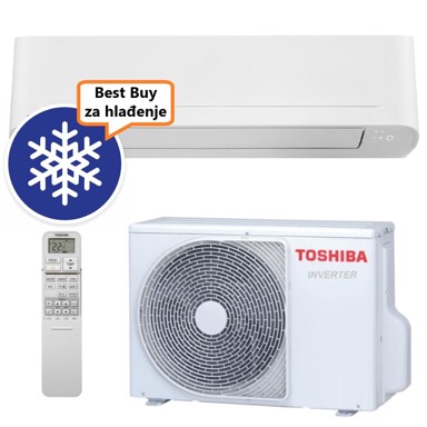 TOSHIBA Klima uređaj RAS-B16E2KVG-E/RAS-16AVG-E Seiya 4,2 kW, bijela
