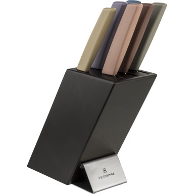 VICTORINOX Blok noževa Swiss Modern Multicolor 6 kom.
