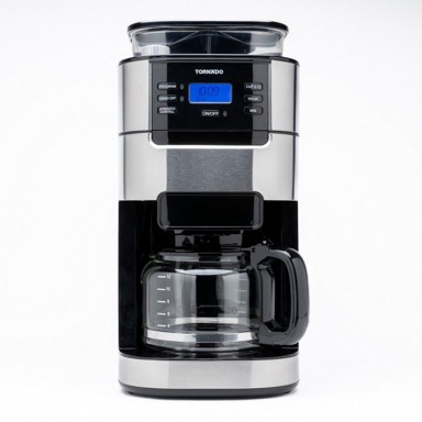 TORNADO Aparat za kavu TCM-1025A-GS, 200g Mlinac 1.5L, 900–1050W