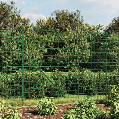Ograda od žičane mreže, 1 x 10 m, pocinčani čelik, zelena