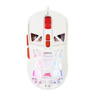 BARACUDA RGB gaming miš SEAL BGM-092, 12800 DPI, bijeli