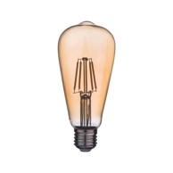 GREEN TECH LED žarulja 8W, 2300K, ST64, Amber, dimabilna, Filament