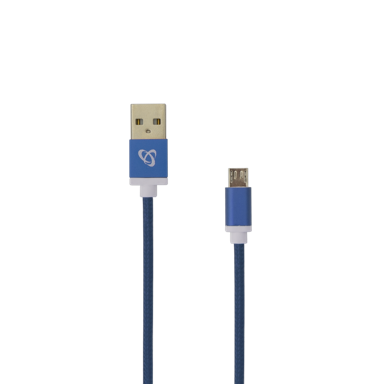 SBOX USB kabel A muški na micro USB muški 1.5 m, plava